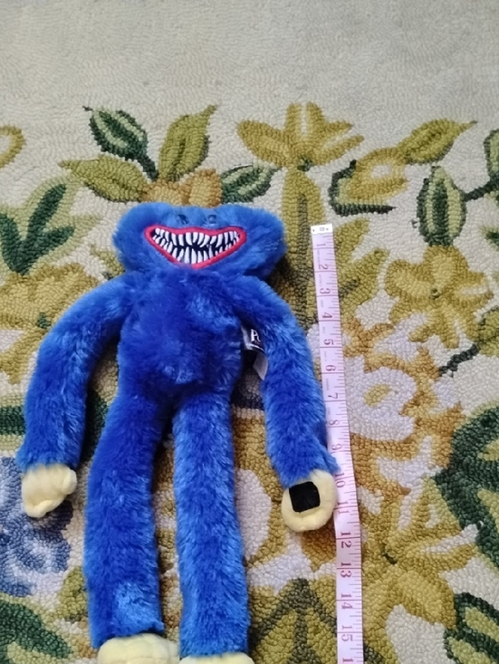 poppy playtime Other - Plush Blue Monster Toy with Smiling Teeth - Cuddly Kids Plush